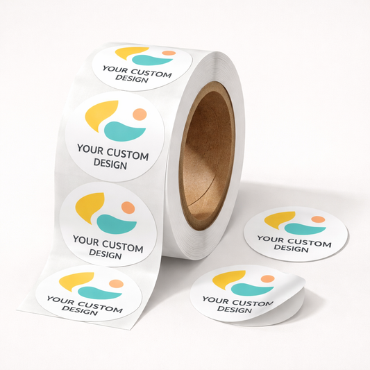 1.5” Custom Circle Labels – Matte or Gloss Paper