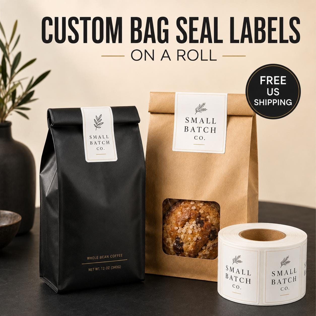 Custom Bag Seal Labels