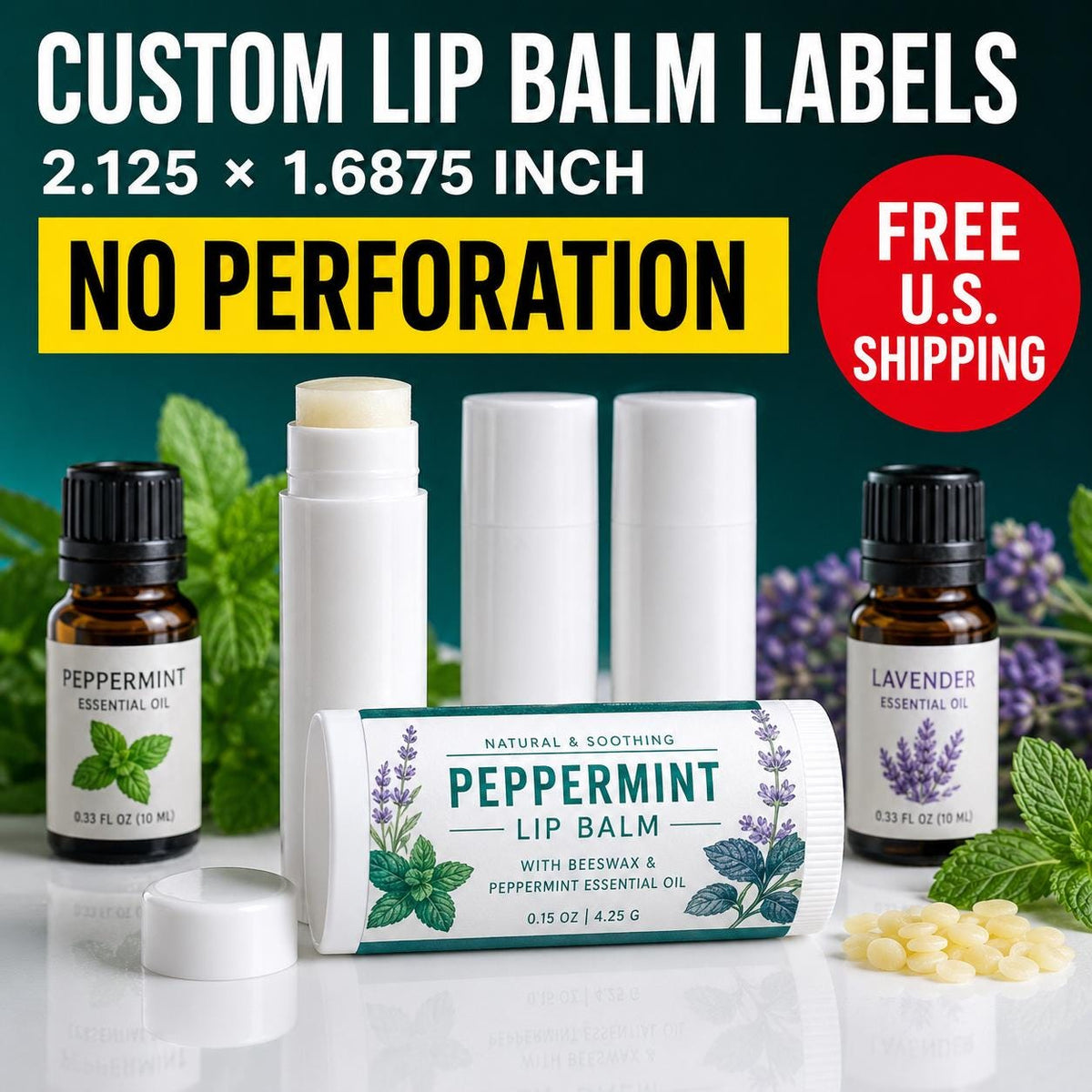 Custom Lip Balm Labels
