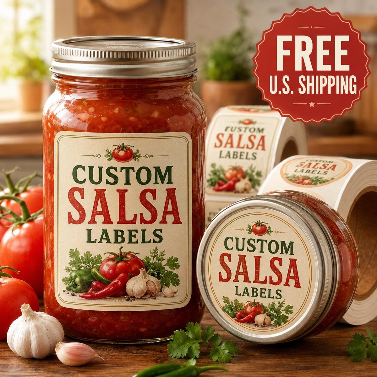 Custom Salsa Labels