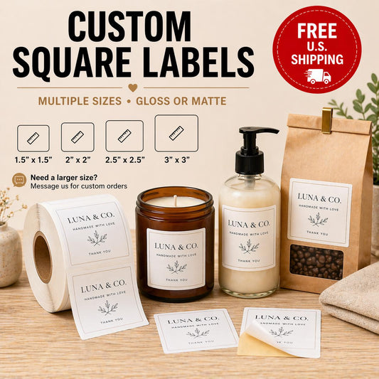 Custom Square Labels