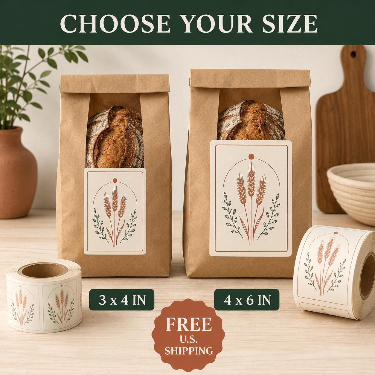 Custom Sourdough Bread Labels