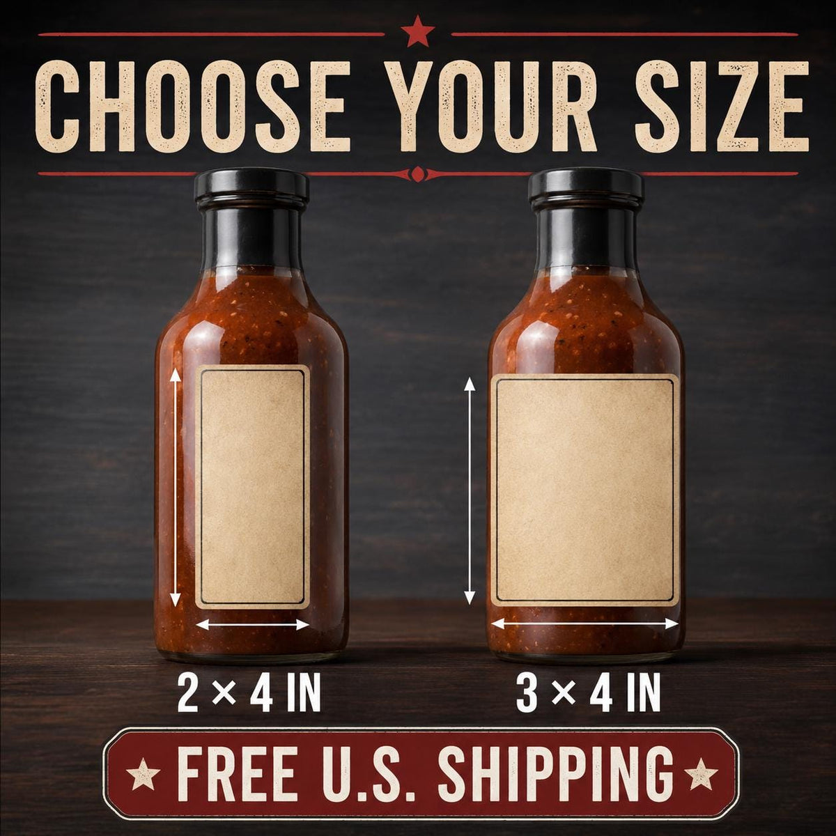 Custom BBQ Sauce Labels