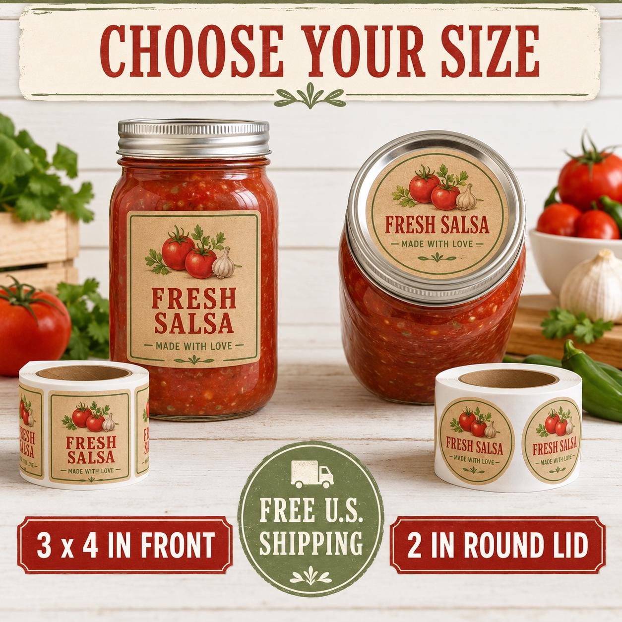 Custom Salsa Labels