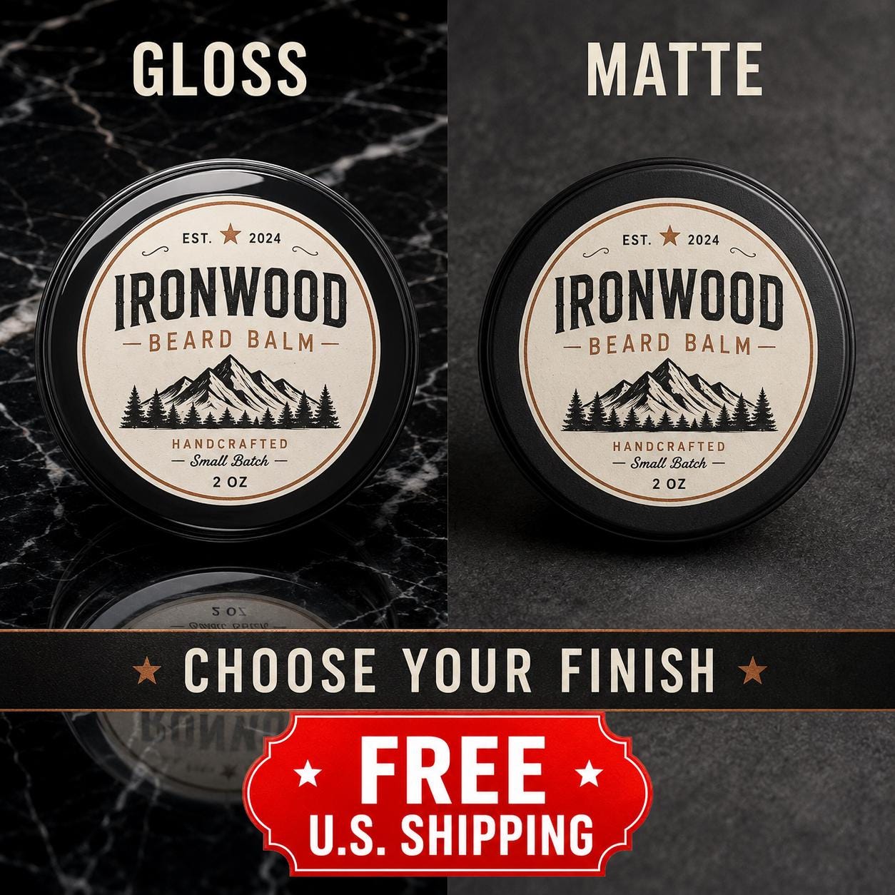 Custom Beard Balm Labels