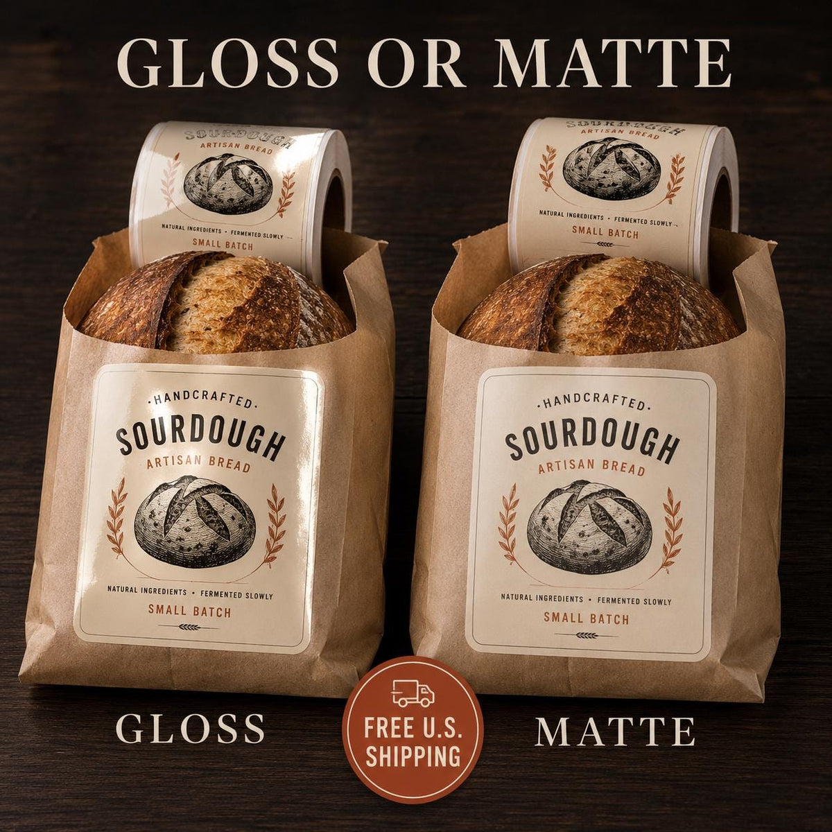 Custom Sourdough Bread Labels