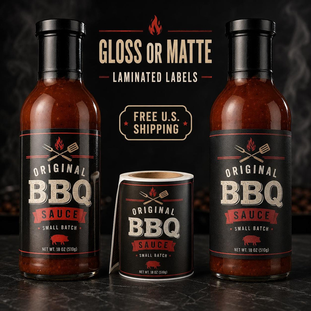 Custom BBQ Sauce Labels