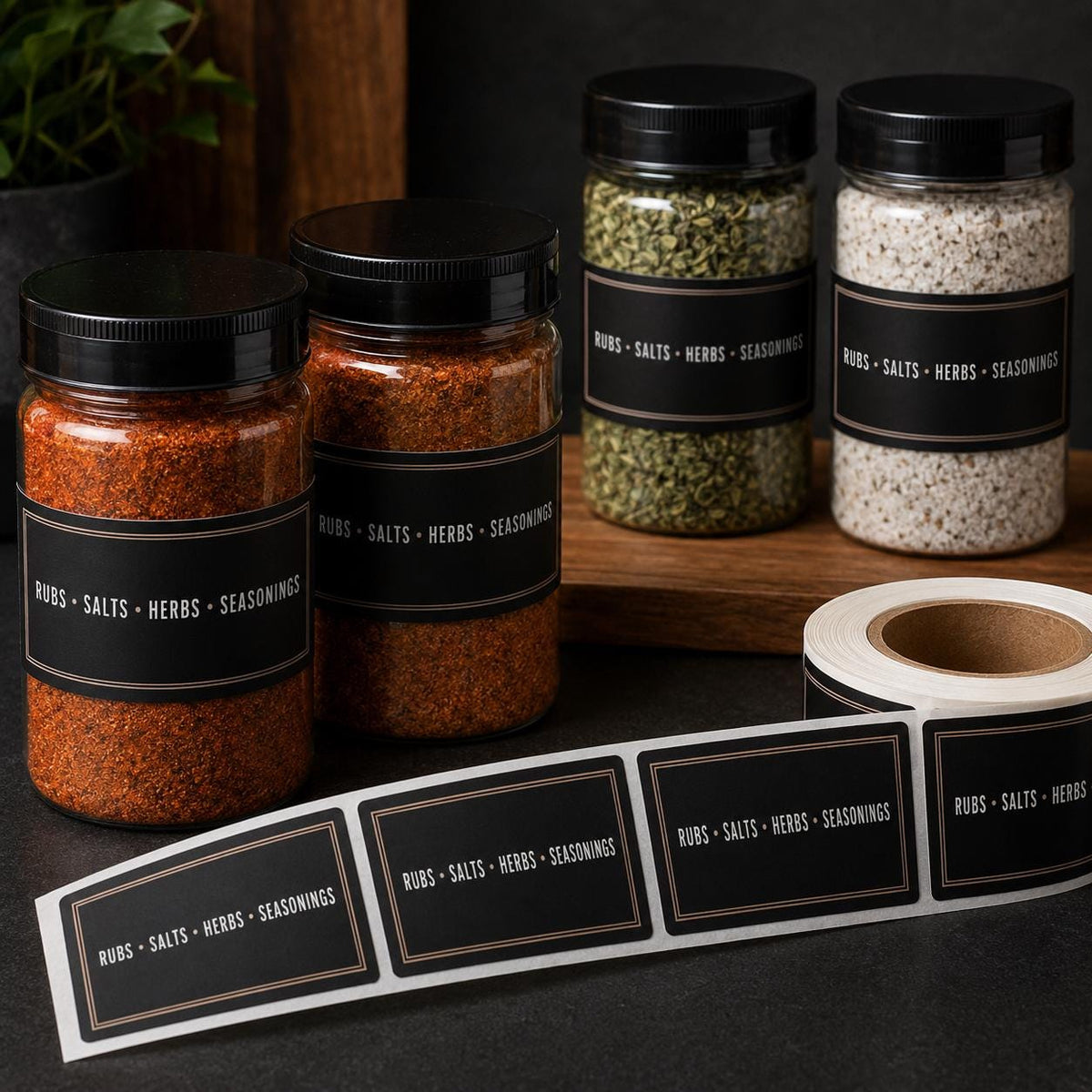 Custom Spice Jar Labels