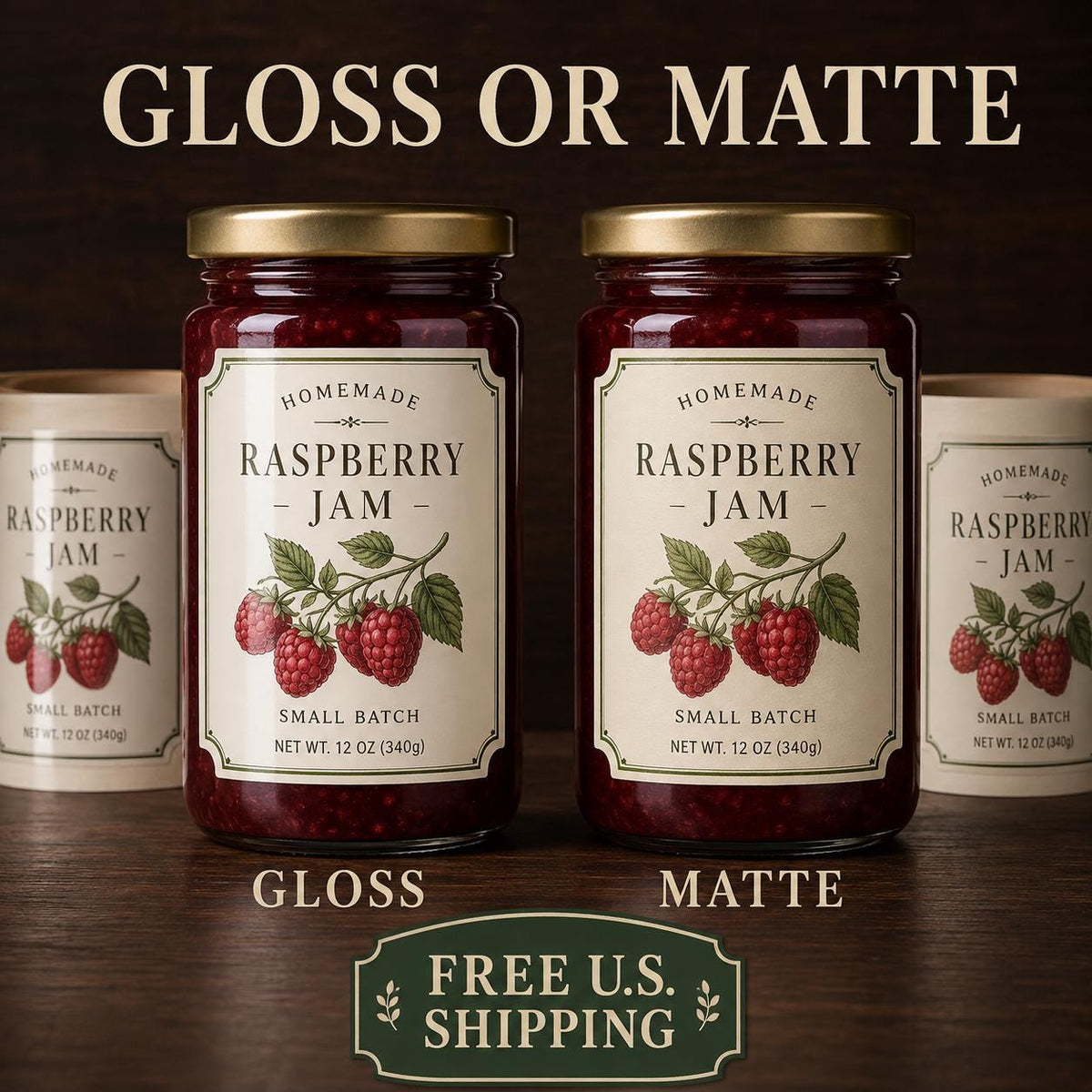 Custom Jam & Jelly Labels