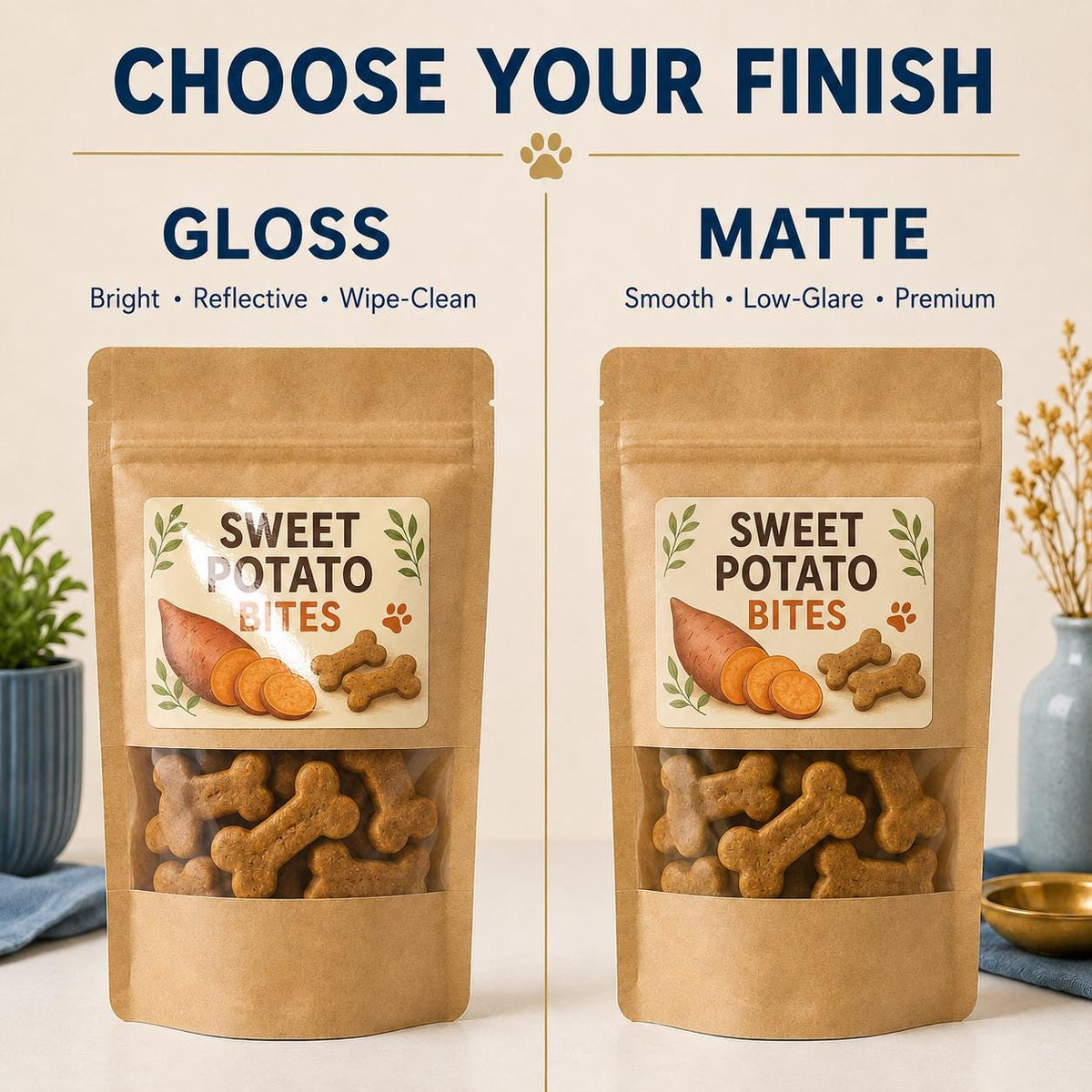 Custom Dog Treat Bag Labels