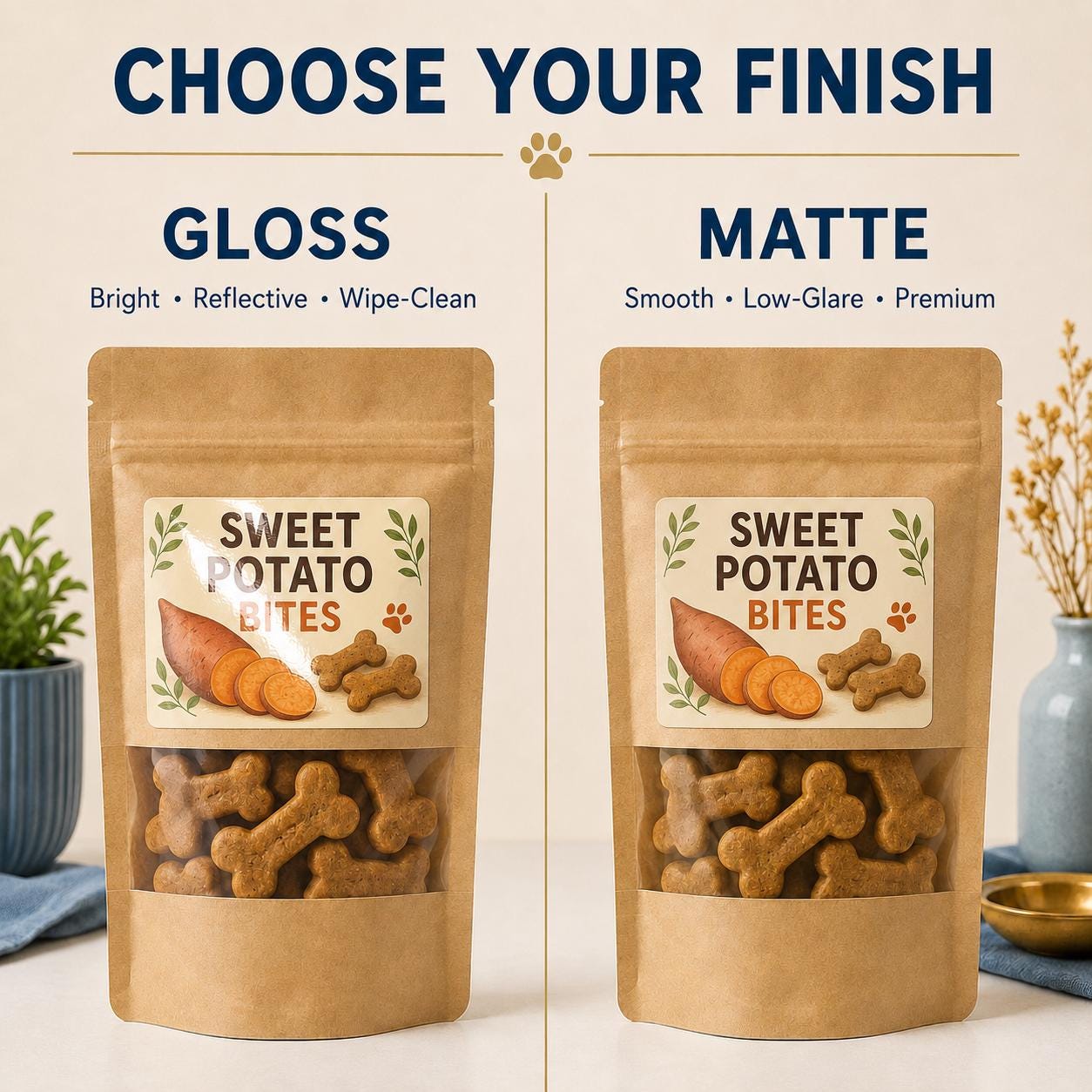 Custom Dog Treat Bag Labels