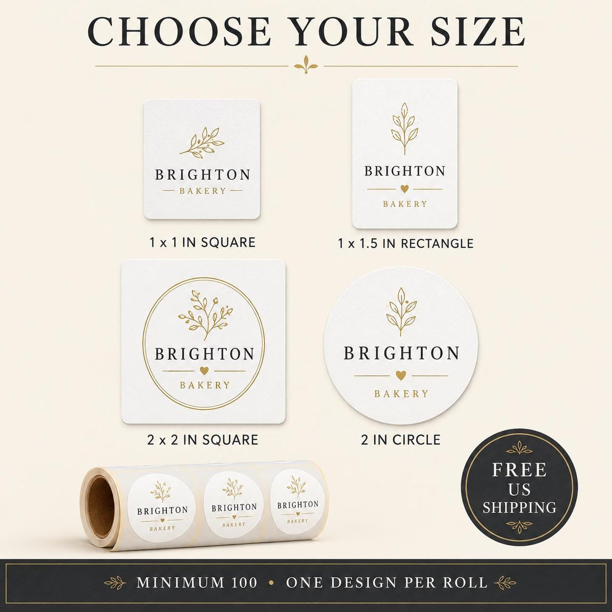 Custom Bag Seal Labels