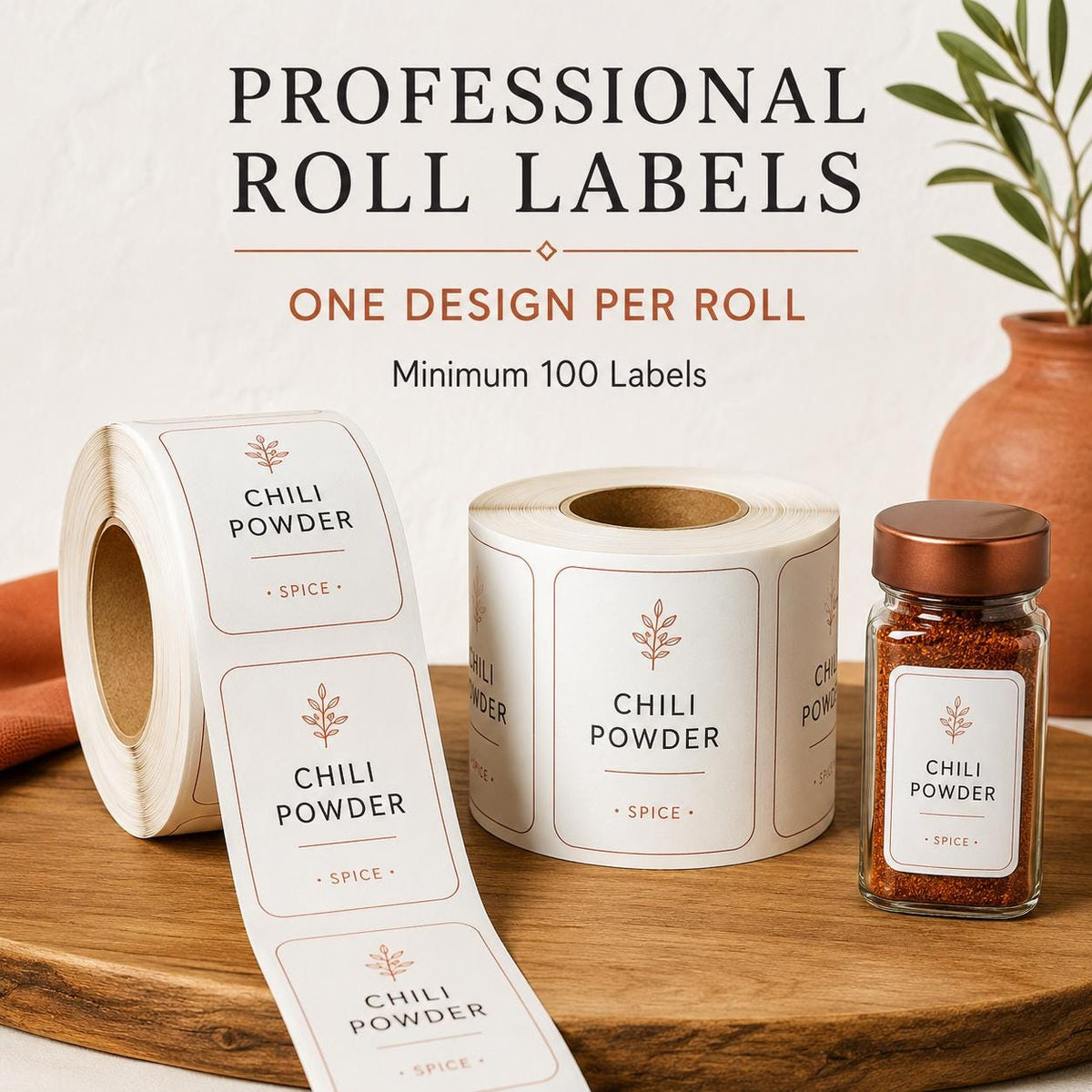 Custom Spice Jar Labels