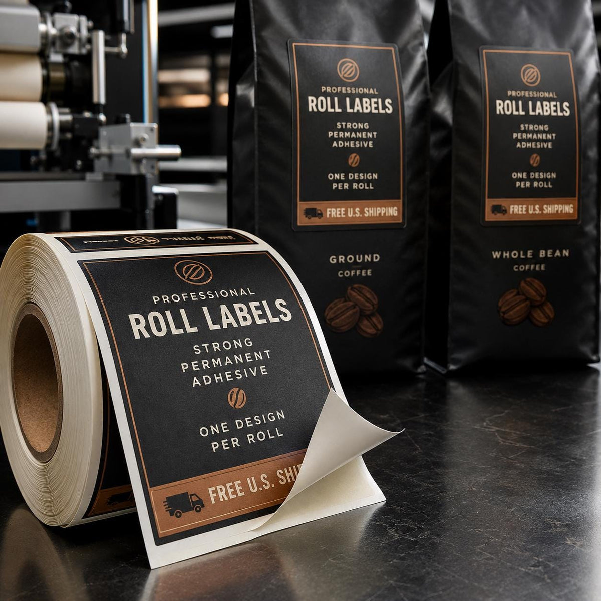 Custom Coffee Bag Labels