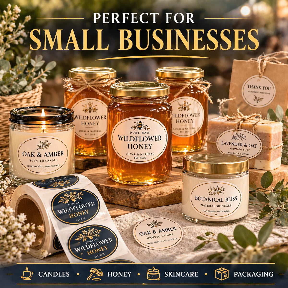 Custom 2x3 Oval Labels