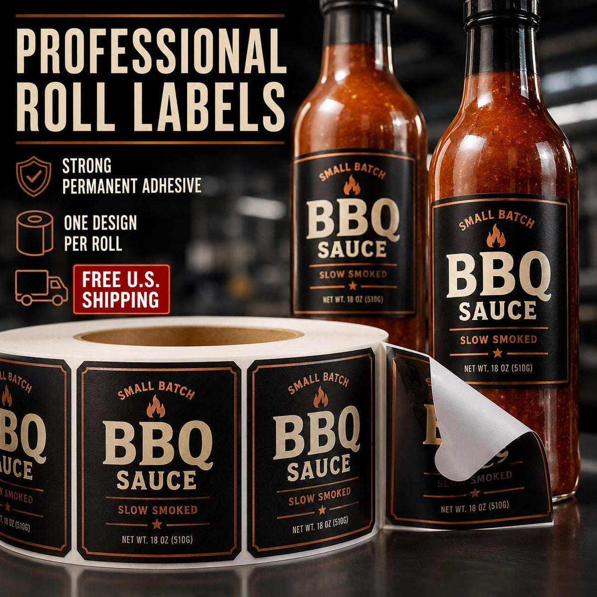 Custom BBQ Sauce Labels