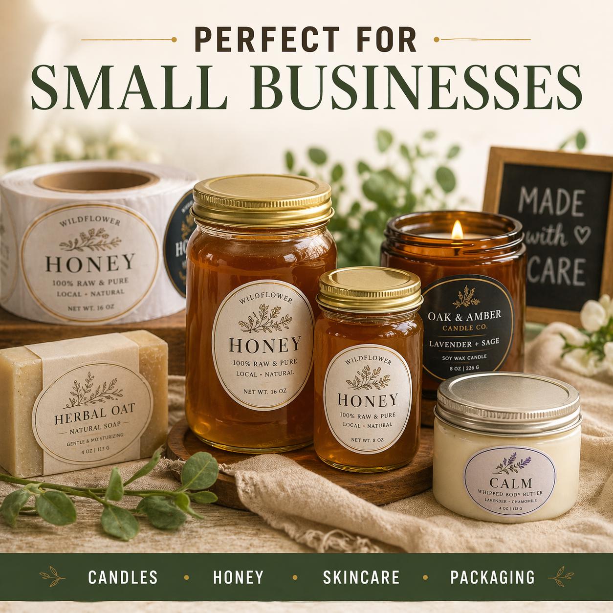 Custom 2x3 Oval Labels