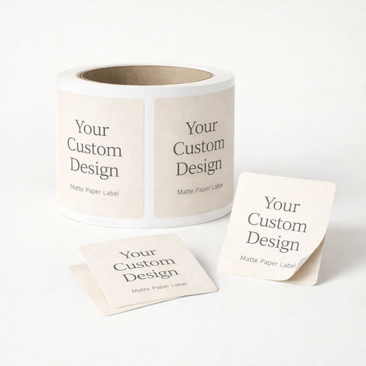 Custom Rectangle Labels (Gloss or Matte Paper)