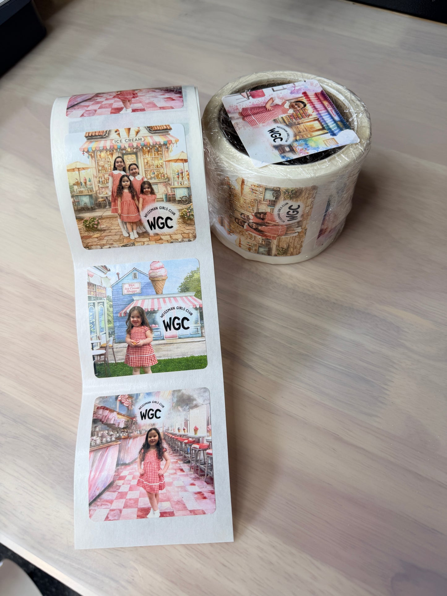 Custom Square Labels (Gloss or Matte Paper)